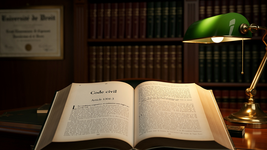 Pourquoi étudier l'article 1304-3 du code civil en 2026