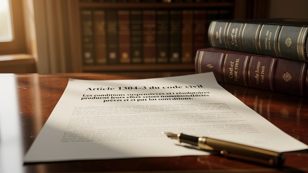 Quelle est la portée de l'article 1304-3 du code civil